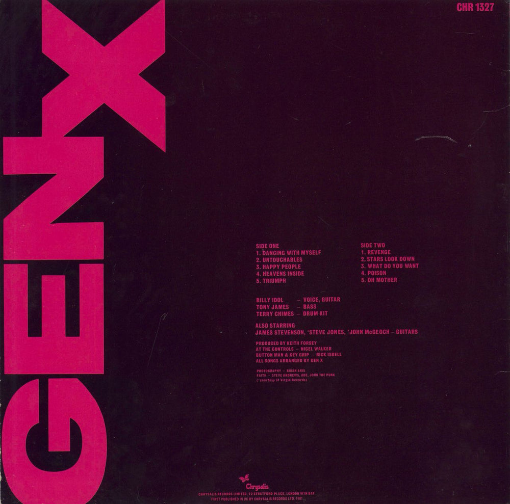 Generation X Kiss Me Deadly - EX UK vinyl LP album (LP record)