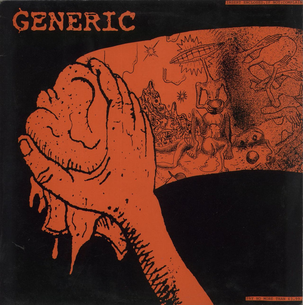 Generic Generic / Mortal Terror UK vinyl LP album (LP record)