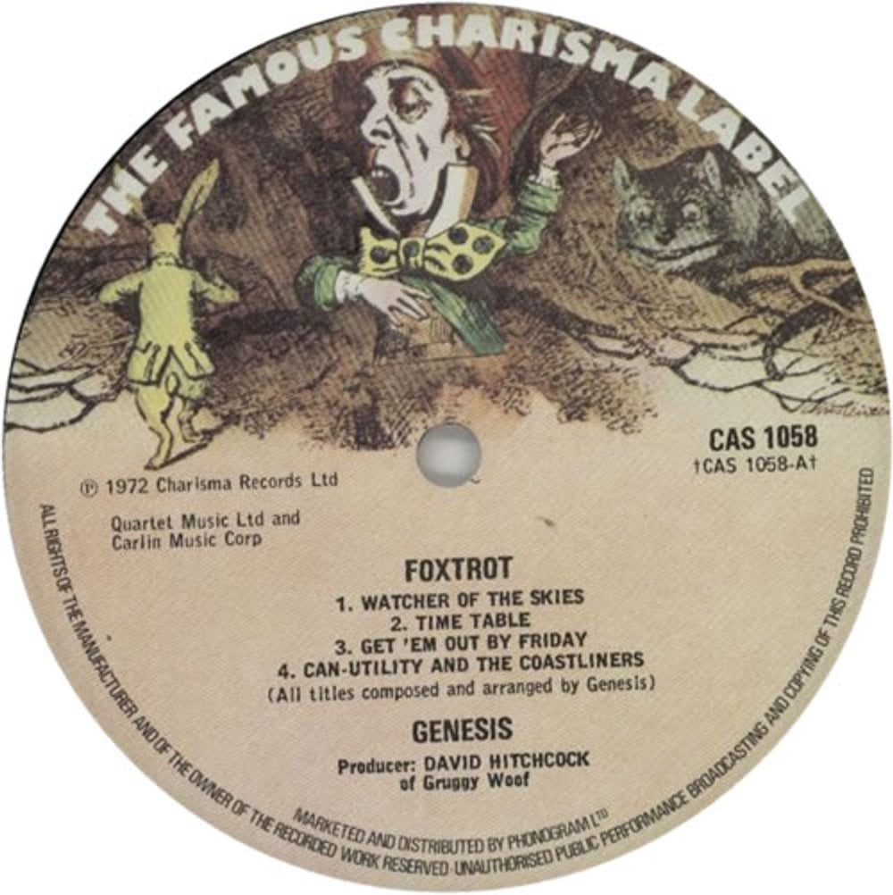 Genesis Foxtrot - 4th UK vinyl LP album (LP record) GENLPFO612071