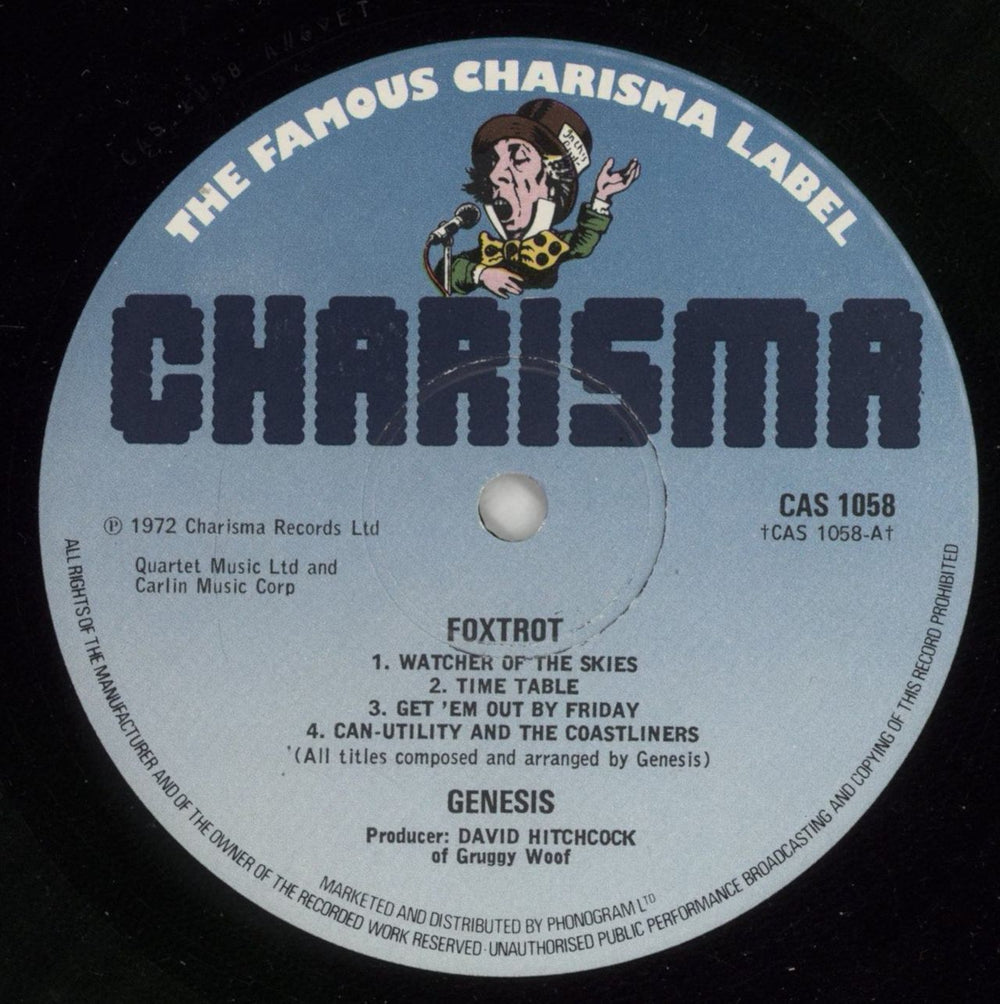 Genesis Foxtrot - 5th UK vinyl LP album (LP record) GENLPFO257592