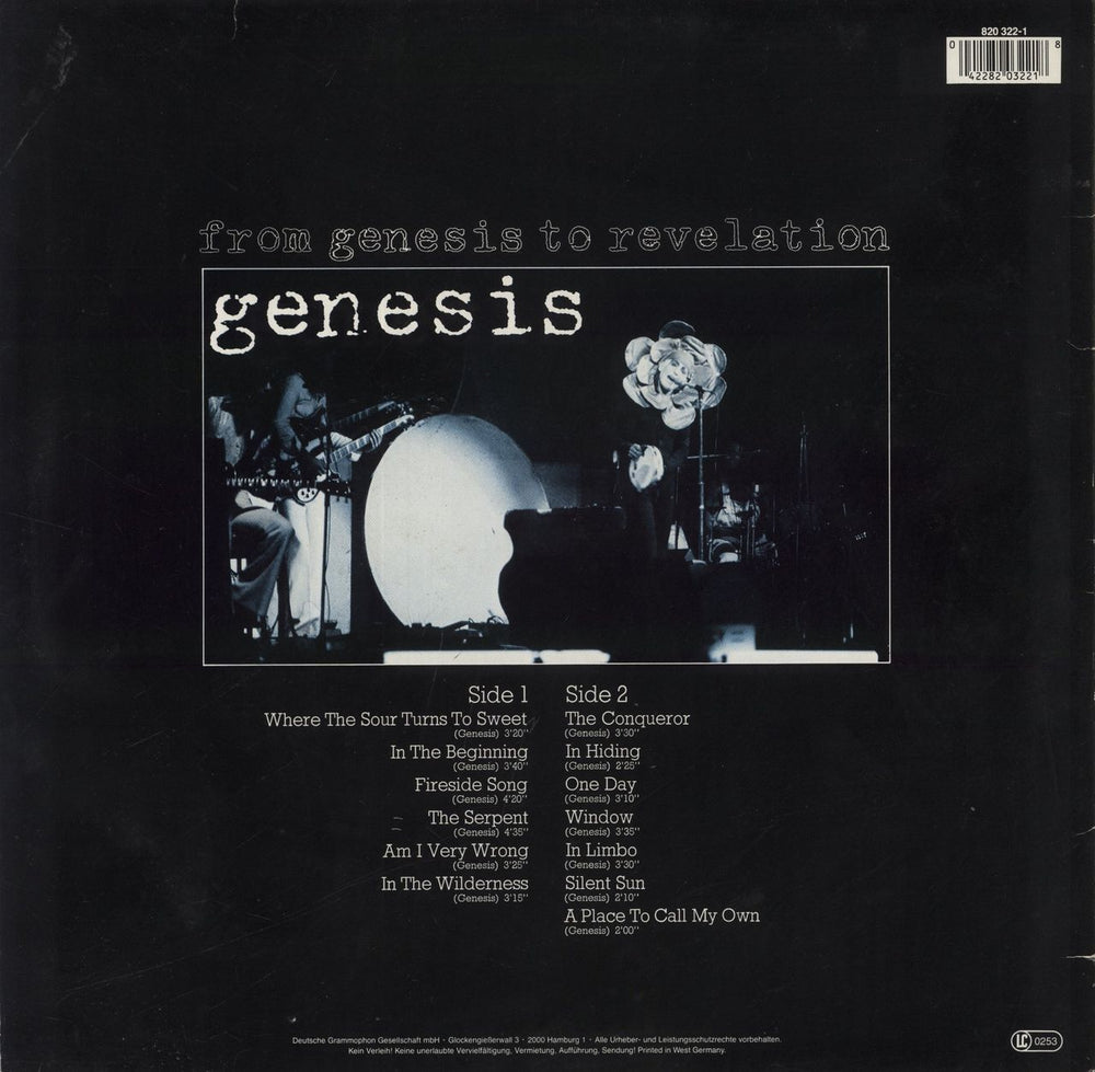 Genesis From Genesis To Revelation German vinyl LP album (LP record) GENLPFR845927