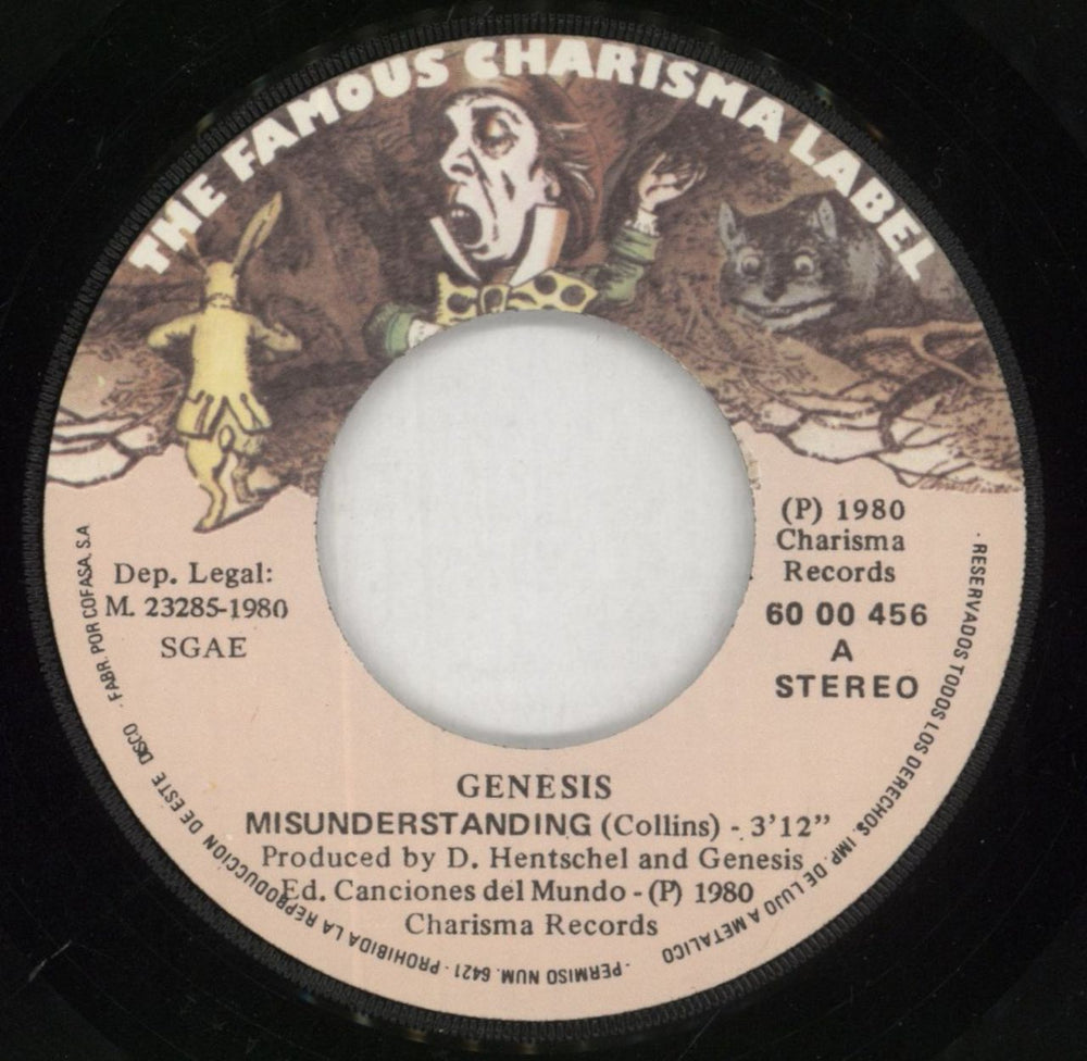 Genesis Malentendido Spanish 7" vinyl single (7 inch record / 45) GEN07MA577390