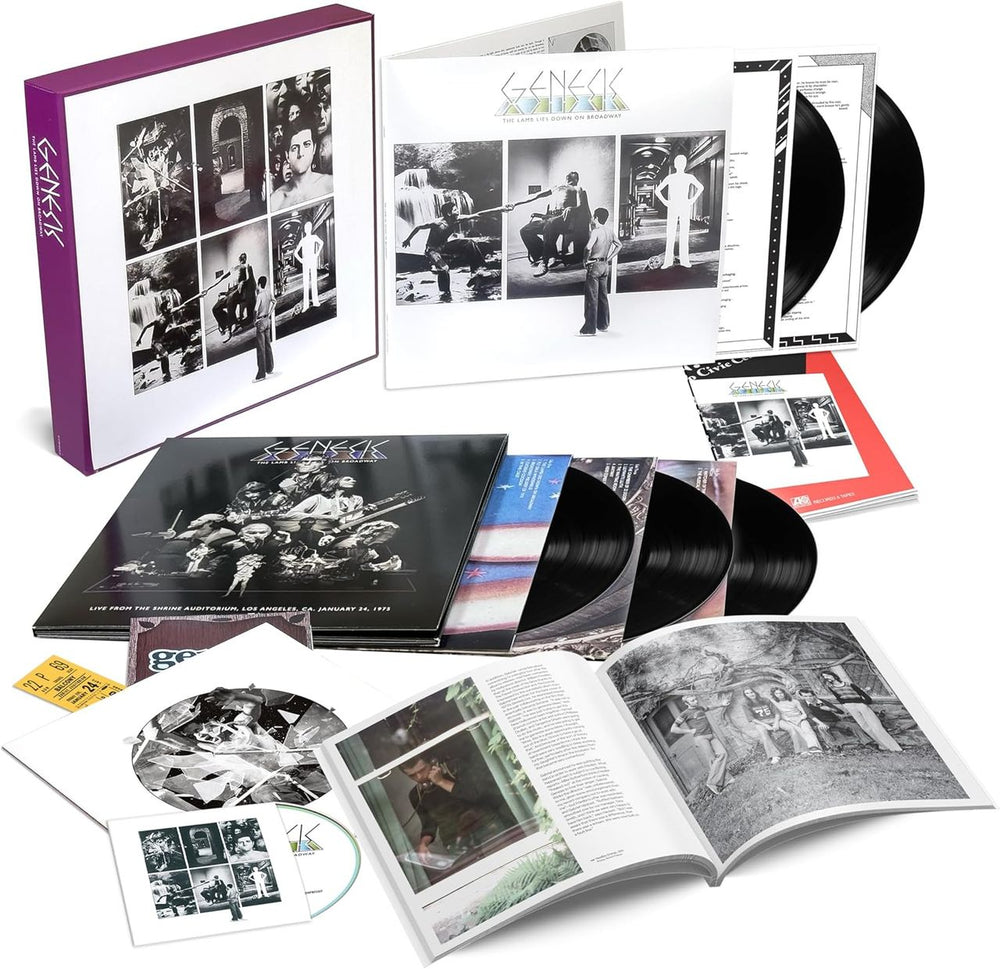 Genesis The Lamb Lies Down on Broadway - 5LP/Blu-Ray Super Deluxe Edition - Sealed UK Vinyl Box Set R1727105