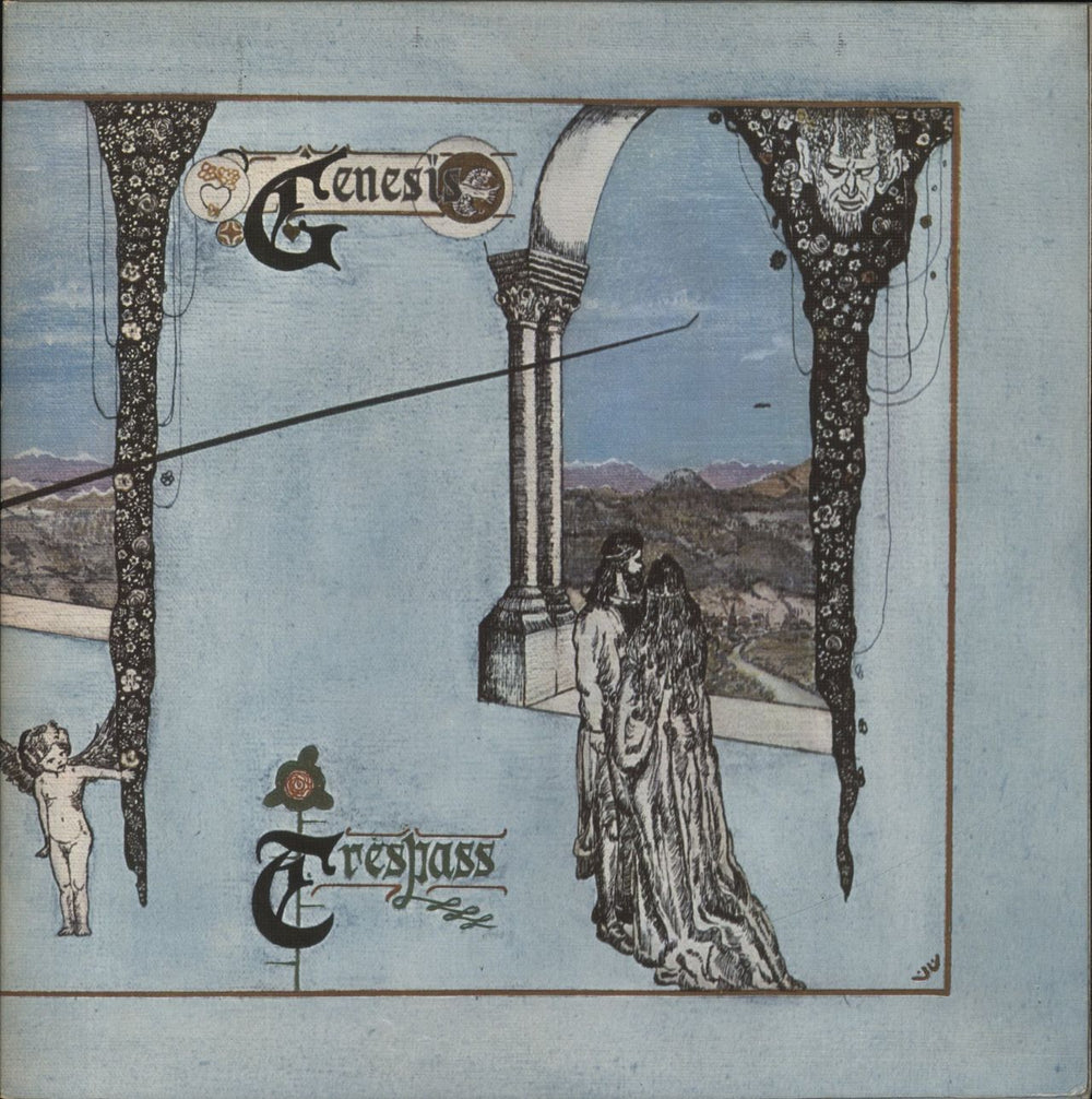 Genesis Trespass - 1st (B) - EX UK vinyl LP album (LP record) CAS1020
