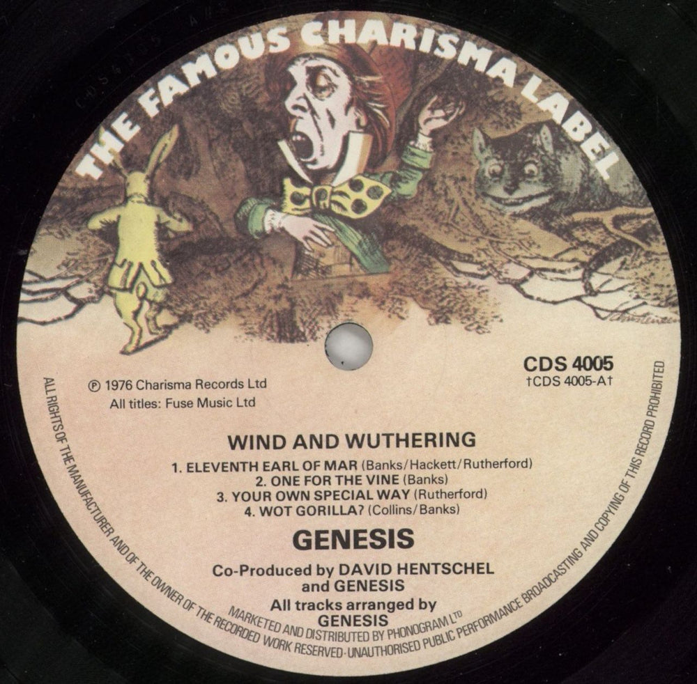 Genesis Wind & Wuthering - 1st - EX UK vinyl LP album (LP record) GENLPWI754362
