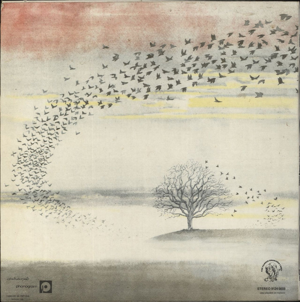 Genesis Wind & Wuthering Portugese vinyl LP album (LP record)