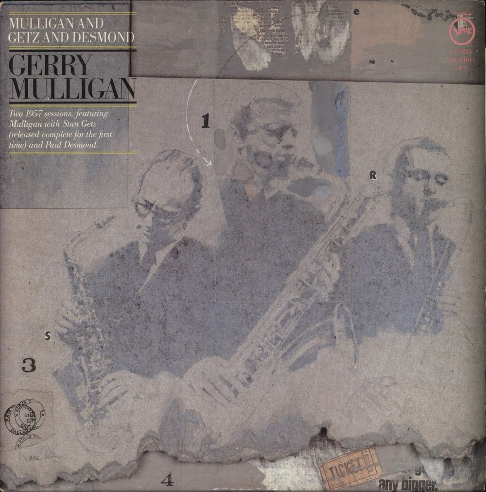 Gerry Mulligan Mulligan And Getz And Desmond US 2-LP vinyl record set (Double LP Album) VE-2-2537