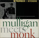 Gerry Mulligan Mulligan Meets Monk German vinyl LP album (LP record) RSLP247