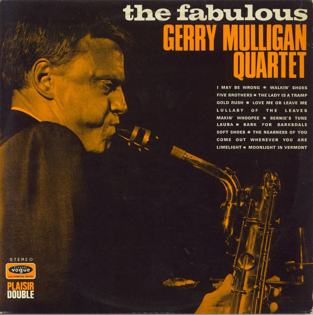 Gerry Mulligan The Fabulous Gerry Mulligan French 2-LP vinyl record set (Double LP Album) DP07