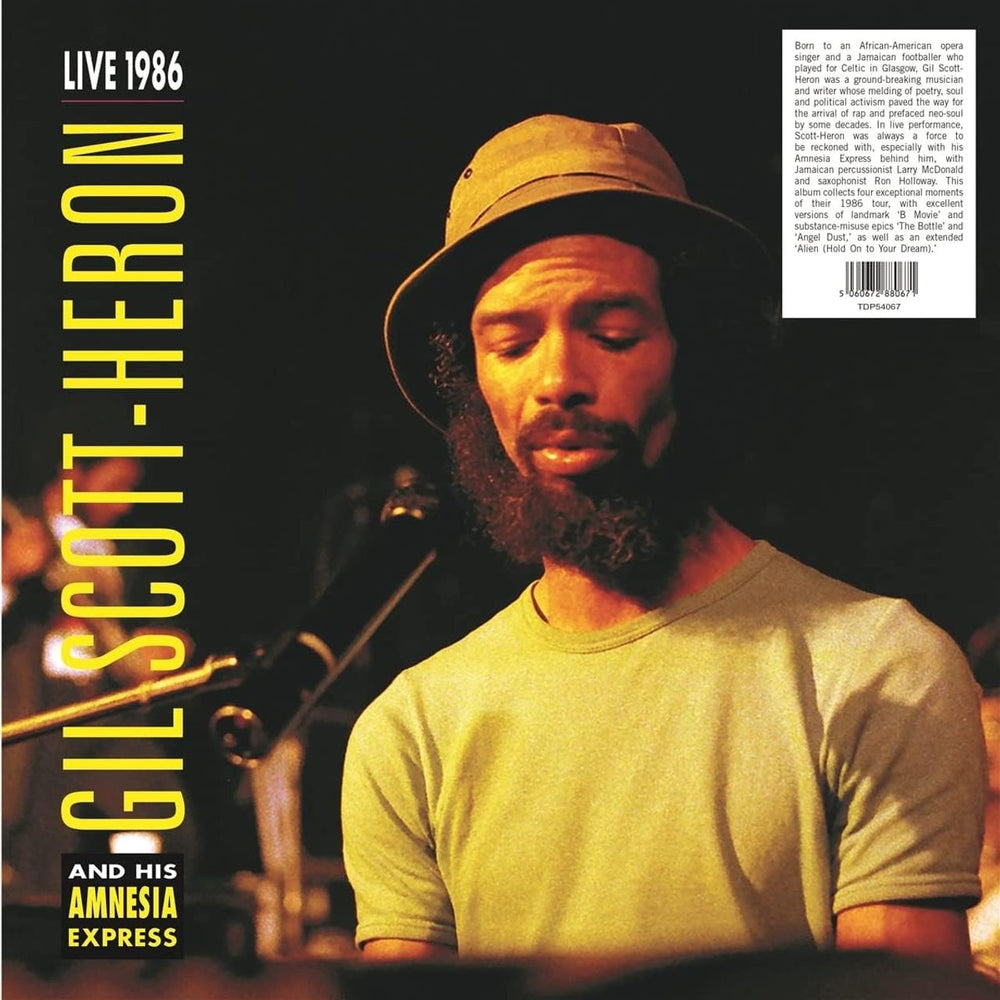 Gil Scott-Heron Live 1986 - Transparent White Vinyl - Sealed UK vinyl LP album (LP record) TDP54067