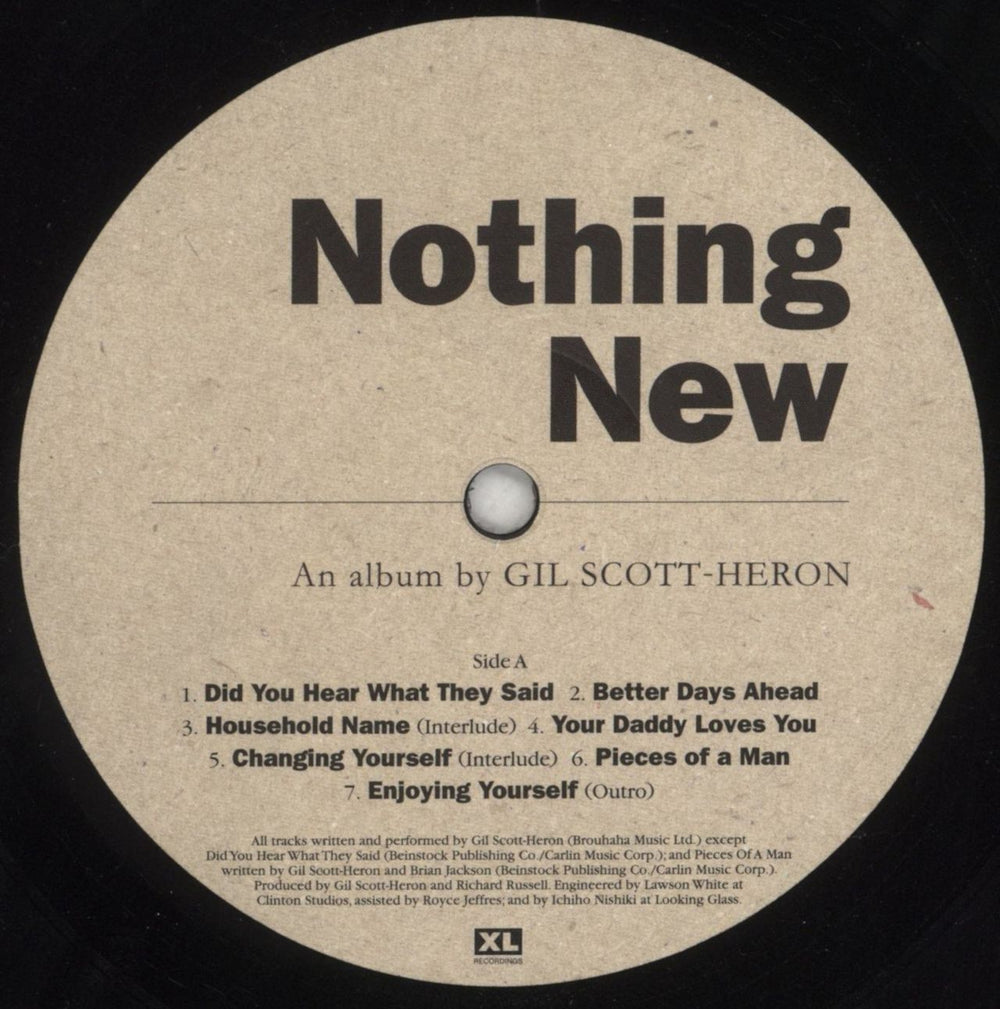 Gil Scott-Heron Nothing New - RSD14 UK vinyl LP album (LP record) GSHLPNO852171