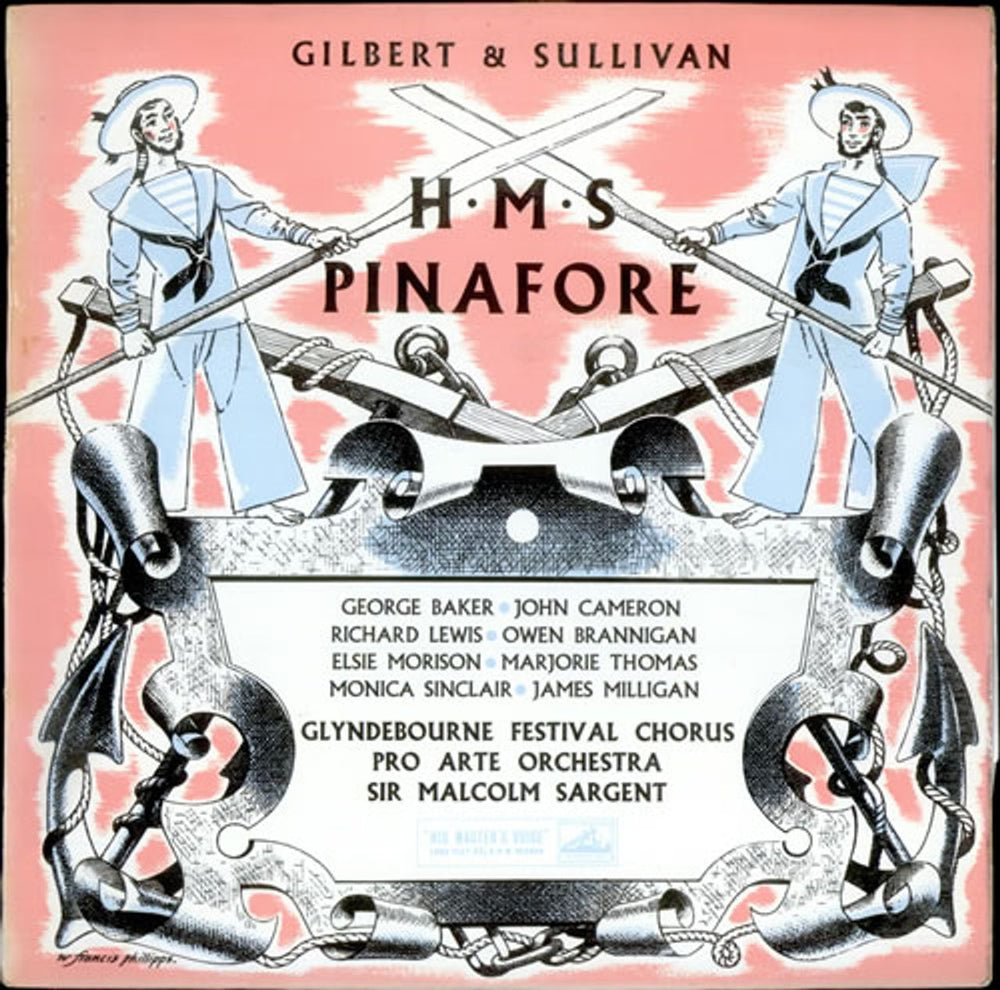 Gilbert & Sullivan HMS Pinafore UK 2-LP vinyl record set (Double LP Album) ALP1650/1