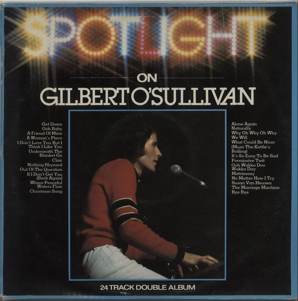 Gilbert O'Sullivan Spotlight On Gilbert O'Sullivan UK 2-LP vinyl record set (Double LP Album) SPOT1002