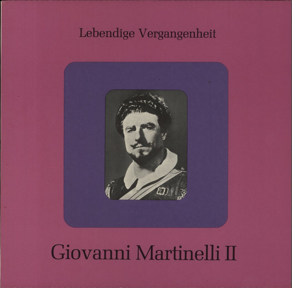 Giovanni Martinelli Giovanni Martinelli II UK vinyl LP album (LP record) LV271