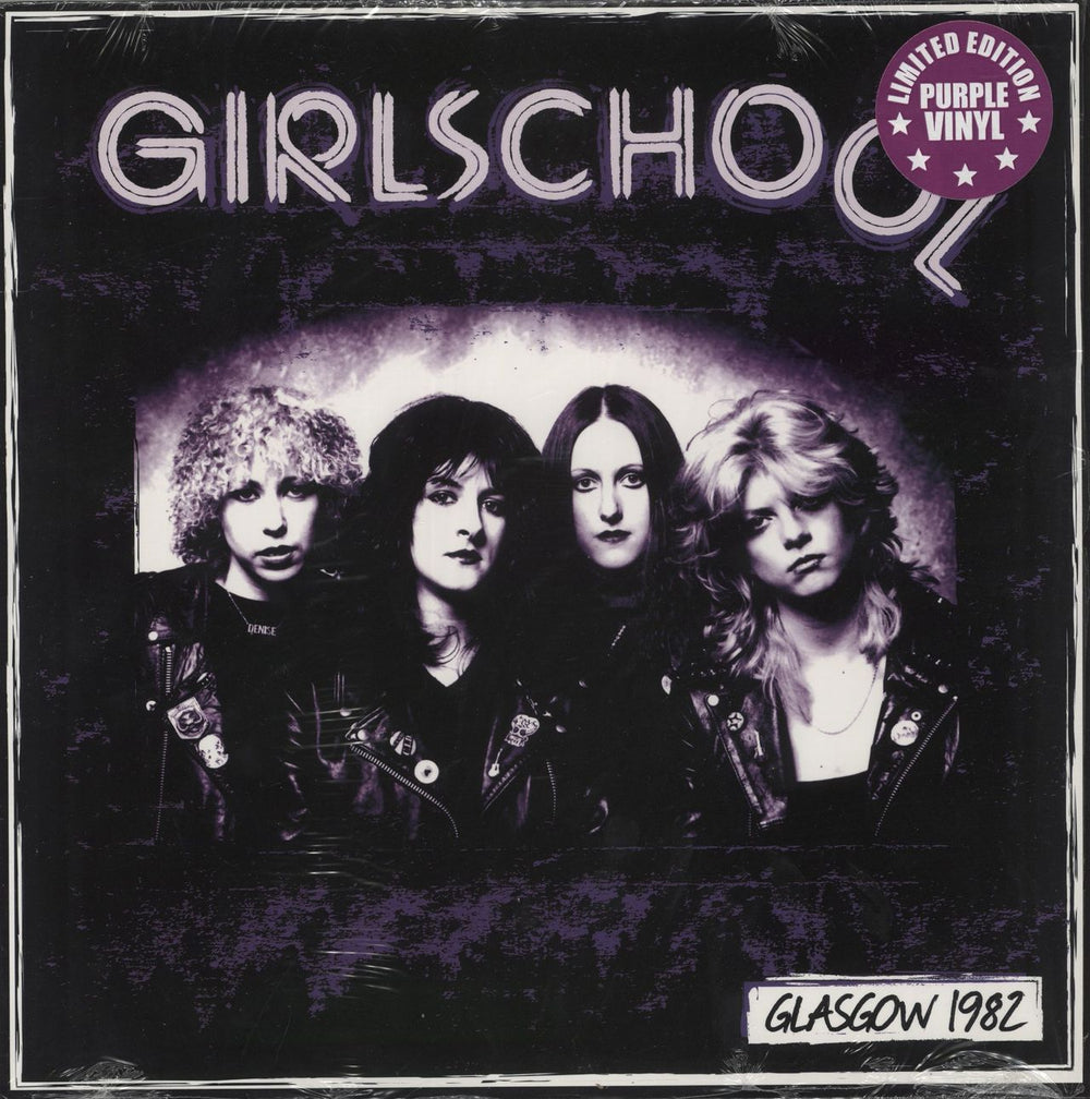 Girlschool Glasgow 1982 US vinyl LP album (LP record) CLP2126