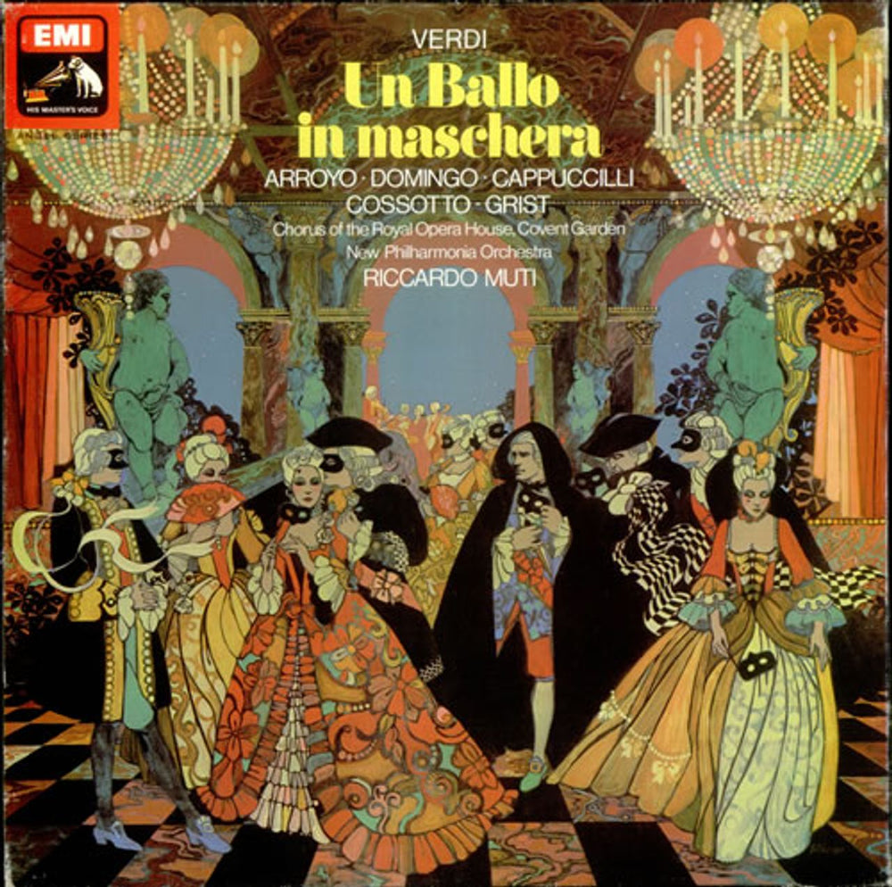 Giuseppe Verdi Un Ballo In Maschera UK Vinyl Box Set SLS984