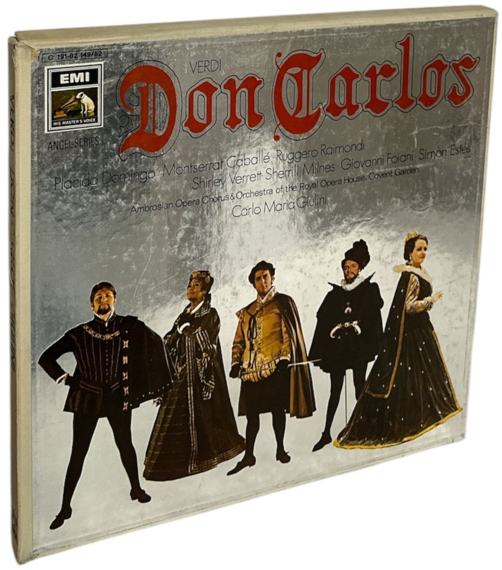 Giuseppe Verdi Verdi: Don Carlos German Vinyl Box Set 1C191-02149/52