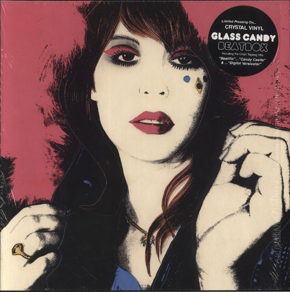 Glass Candy BEATBOX - Clear Vinyl US vinyl LP album (LP record) IDIB005