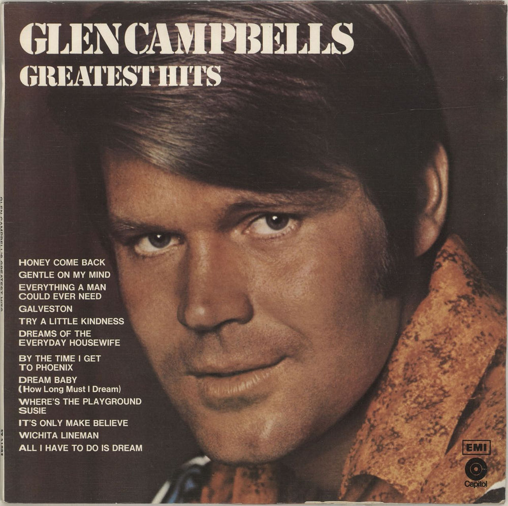 Glen Campbell Greatest Hits UK vinyl LP album (LP record) ST21885