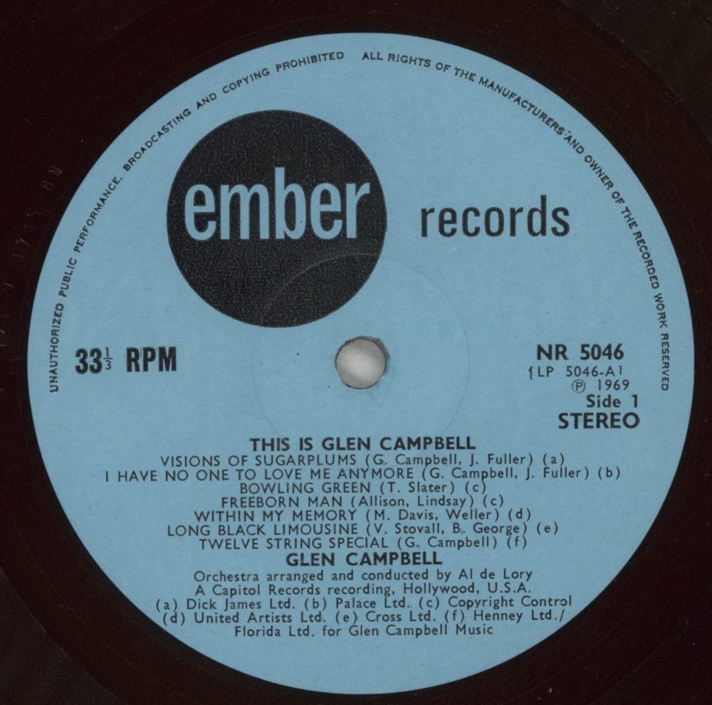 Glen Campbell This Is Glen Campbell UK vinyl LP album (LP record) GLCLPTH457520