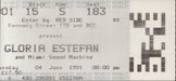 Gloria Estefan Into The Light + Ticket UK tour programme ESTTRIN257816