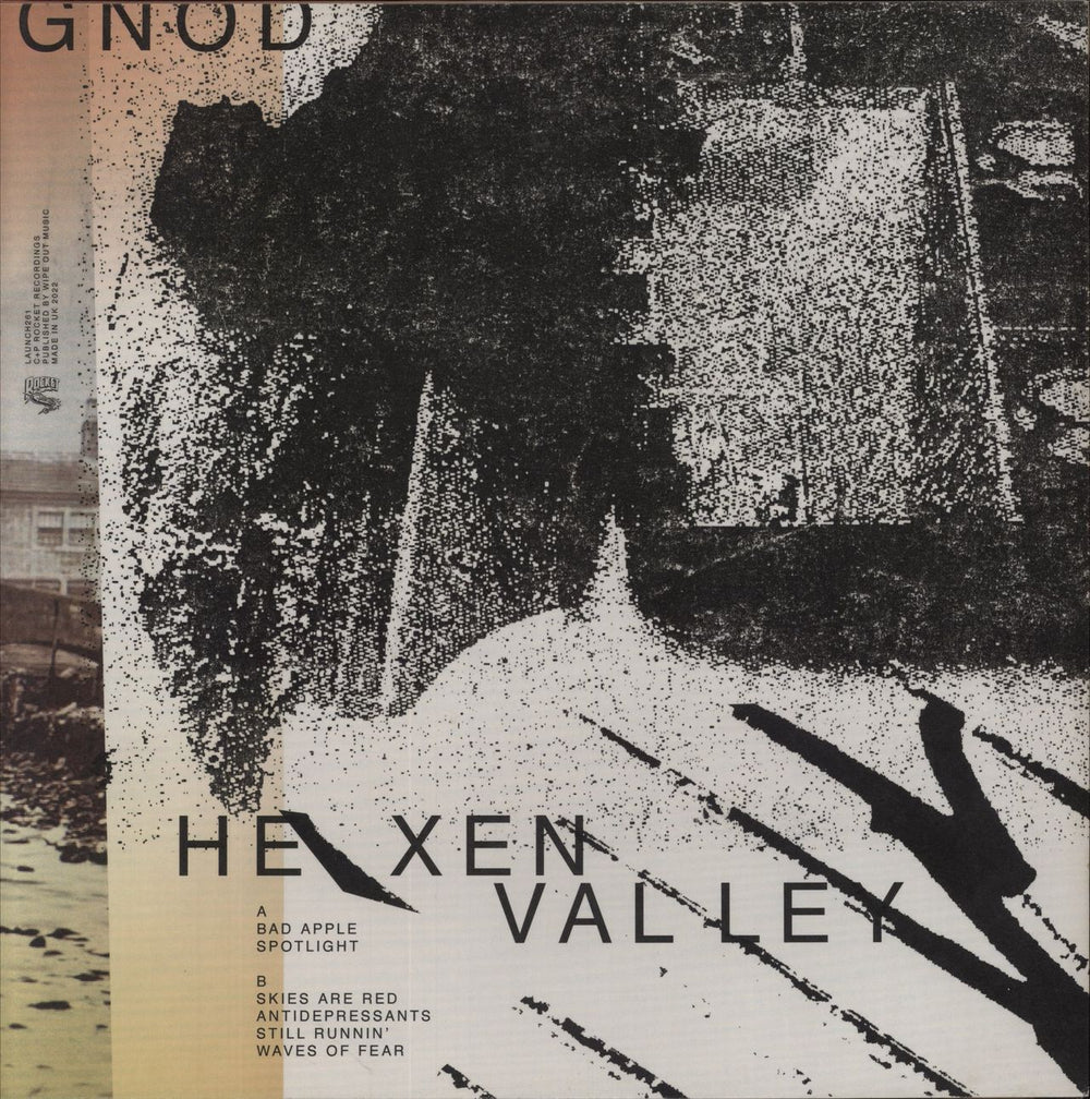 Gnod Hexen Valley - Red Vinyl UK Promo vinyl LP album (LP record)