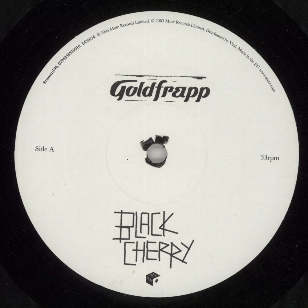 Goldfrapp Black Cherry UK vinyl LP album (LP record) FPPLPBL242973