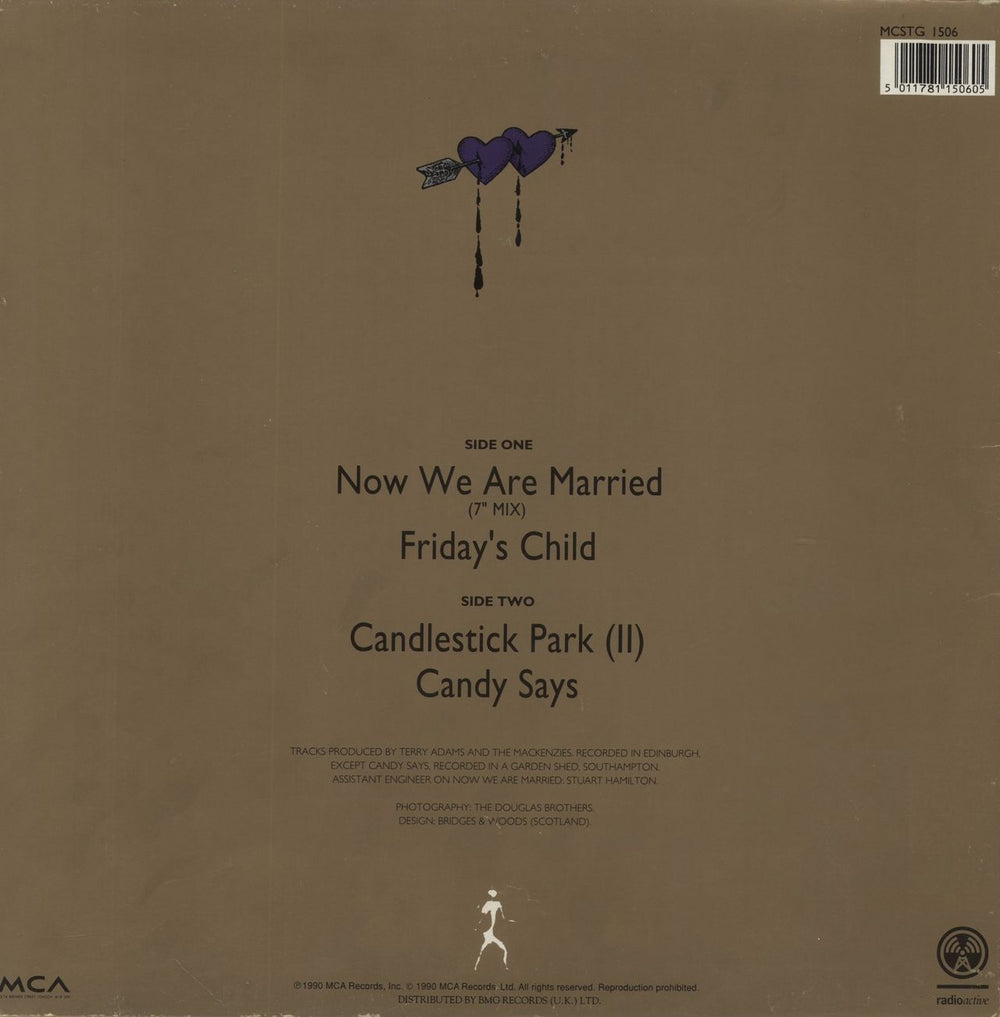 Goodbye Mr. Mackenzie Now We Are Married UK 12" vinyl single (12 inch record / Maxi-single) 5011781150605