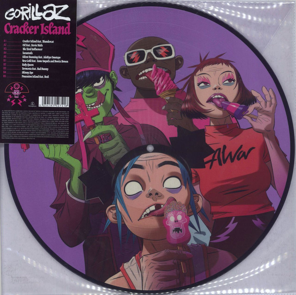 Gorillaz Cracker Island - Picture Disc Edition UK picture disc LP (vinyl picture disc album) 5054197527418