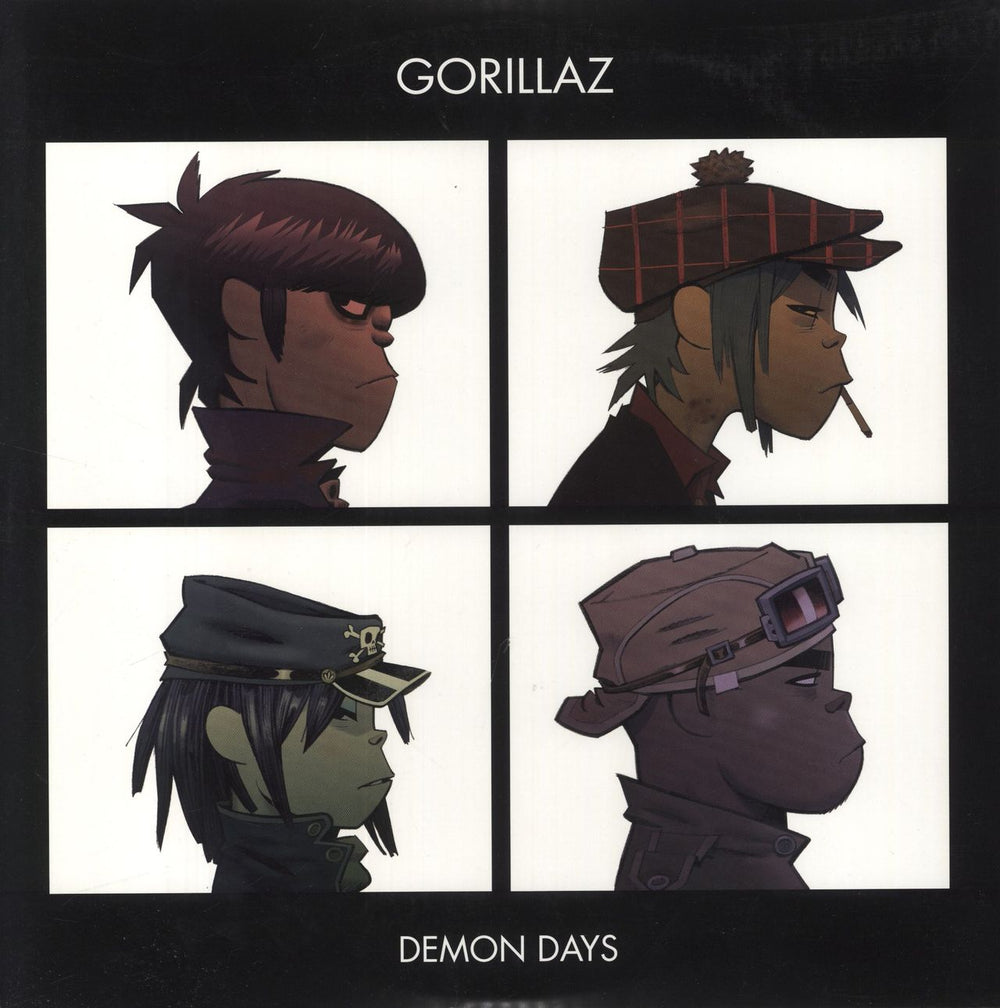 Gorillaz Demon Days UK 2-LP vinyl record set (Double LP Album) 0724387383814