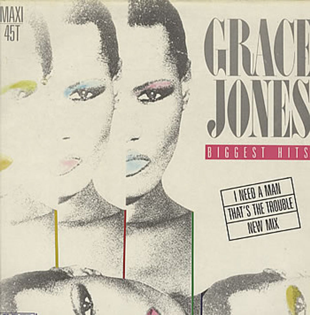 Grace Jones I Need A Man French 12" vinyl single (12 inch record / Maxi-single) 8.420