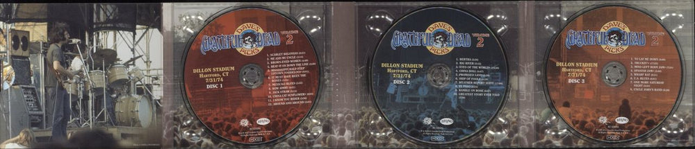 Grateful Dead Dave's Picks Volume 2: Dillon Stadium, Hartford, CT 7/31/74 + Bonus Disc US 4-CD album set GRD4CDA790393