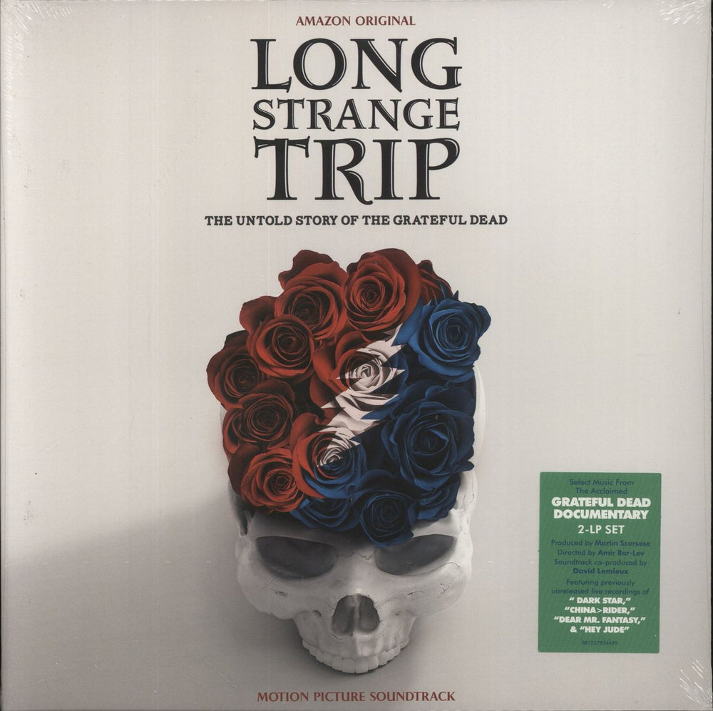 Grateful Dead Long Strange Trip OST UK 2-LP vinyl record set (Double LP Album) 081227934439