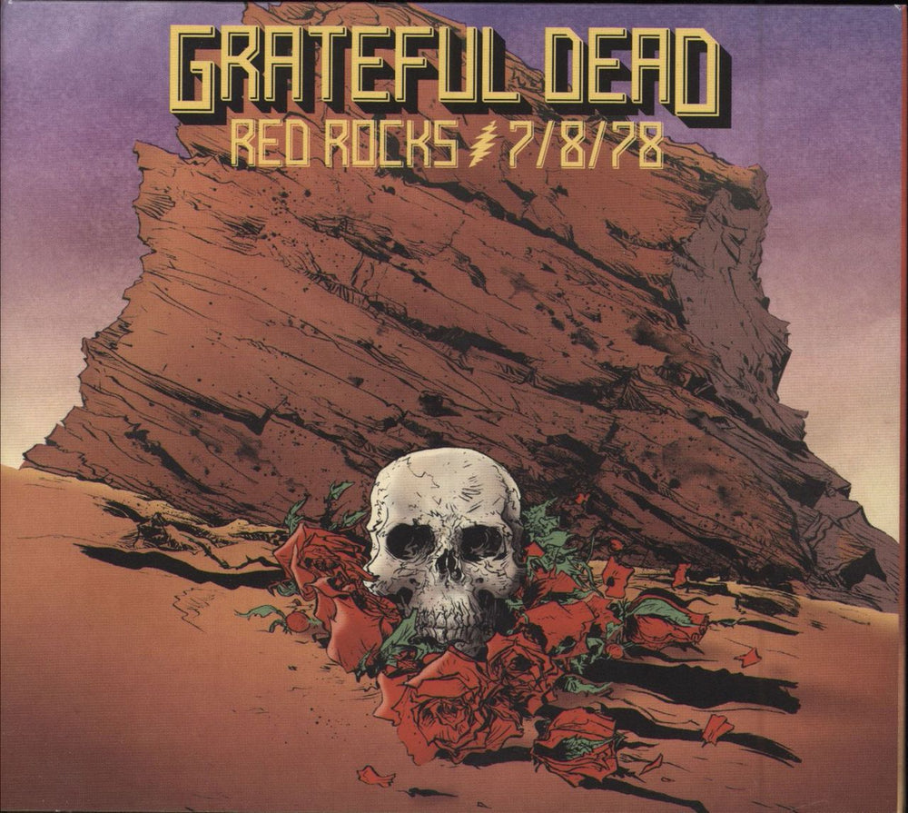 Grateful Dead Red Rocks 7/8/78 UK 3-disc CD/DVD Set 081227946876
