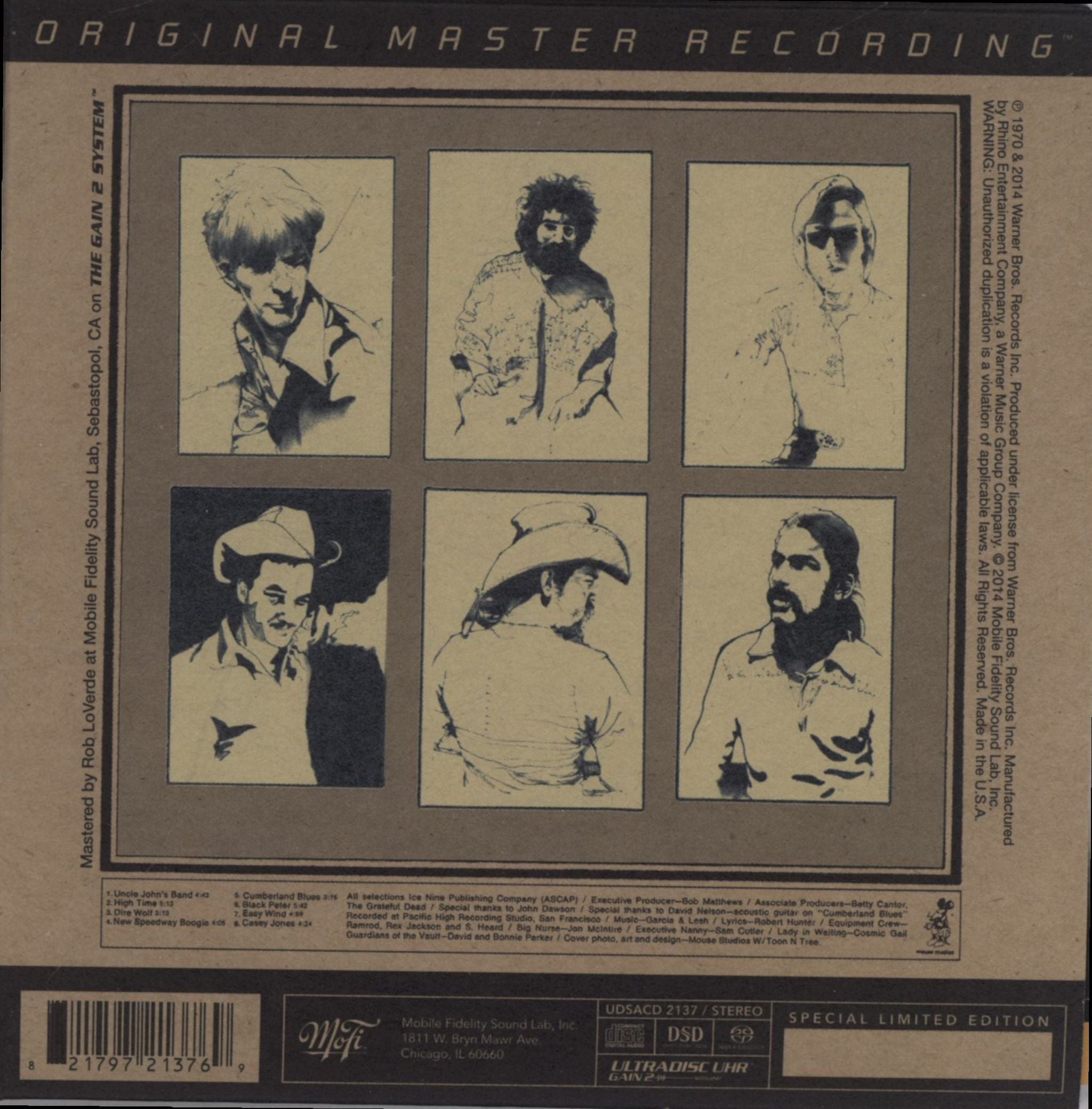 Grateful Dead Workingman's Dead US super audio CD SACD