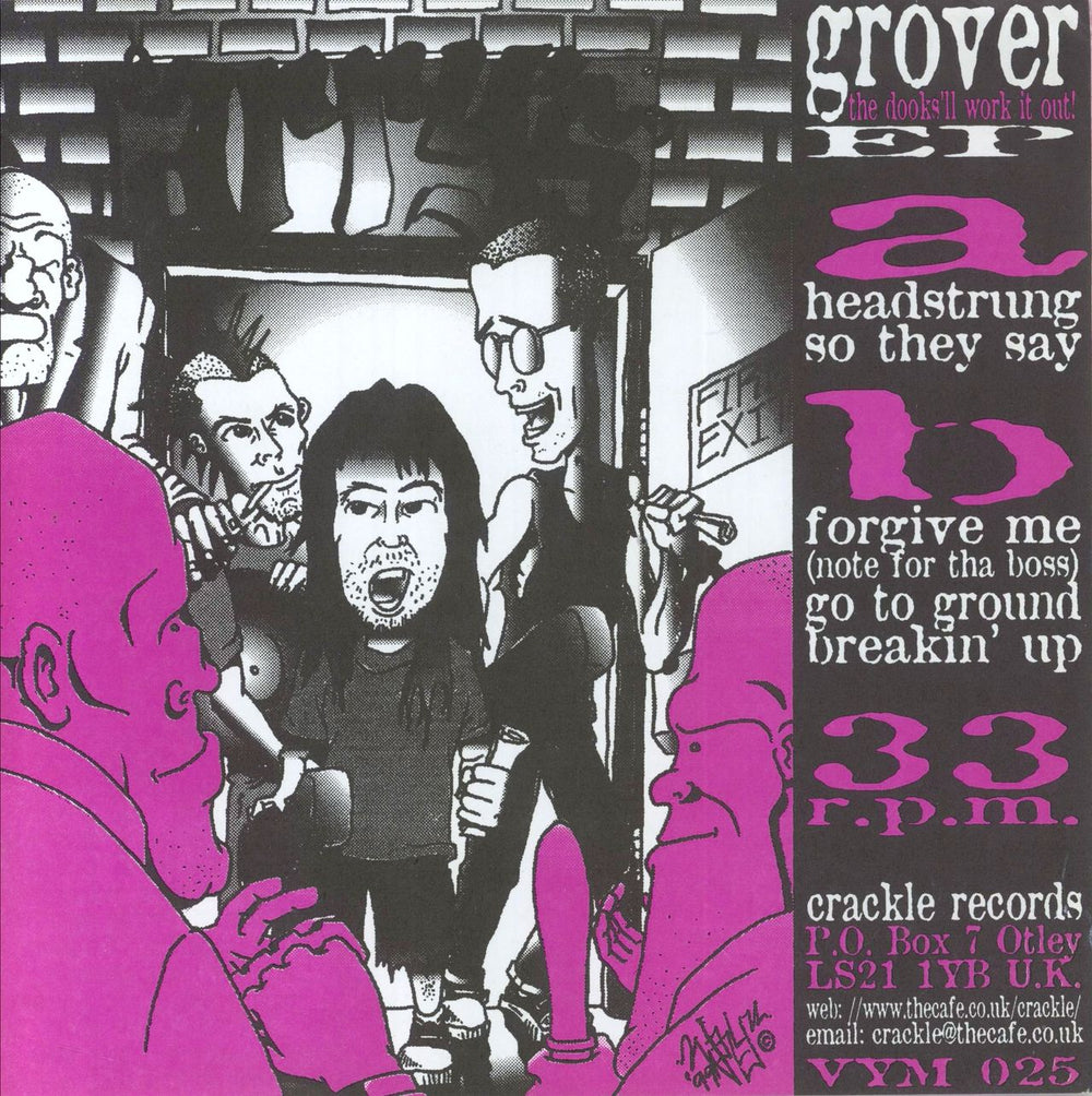 Grover The Dooks'll Work It Out! EP UK 7" vinyl single (7 inch record / 45)