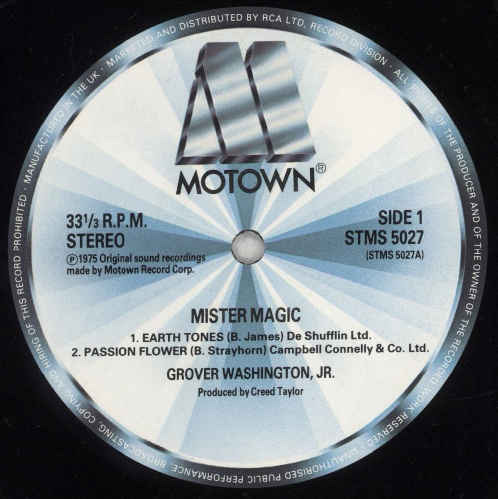 Grover Washington Mister Magic UK vinyl LP album (LP record) GWJLPMI418164