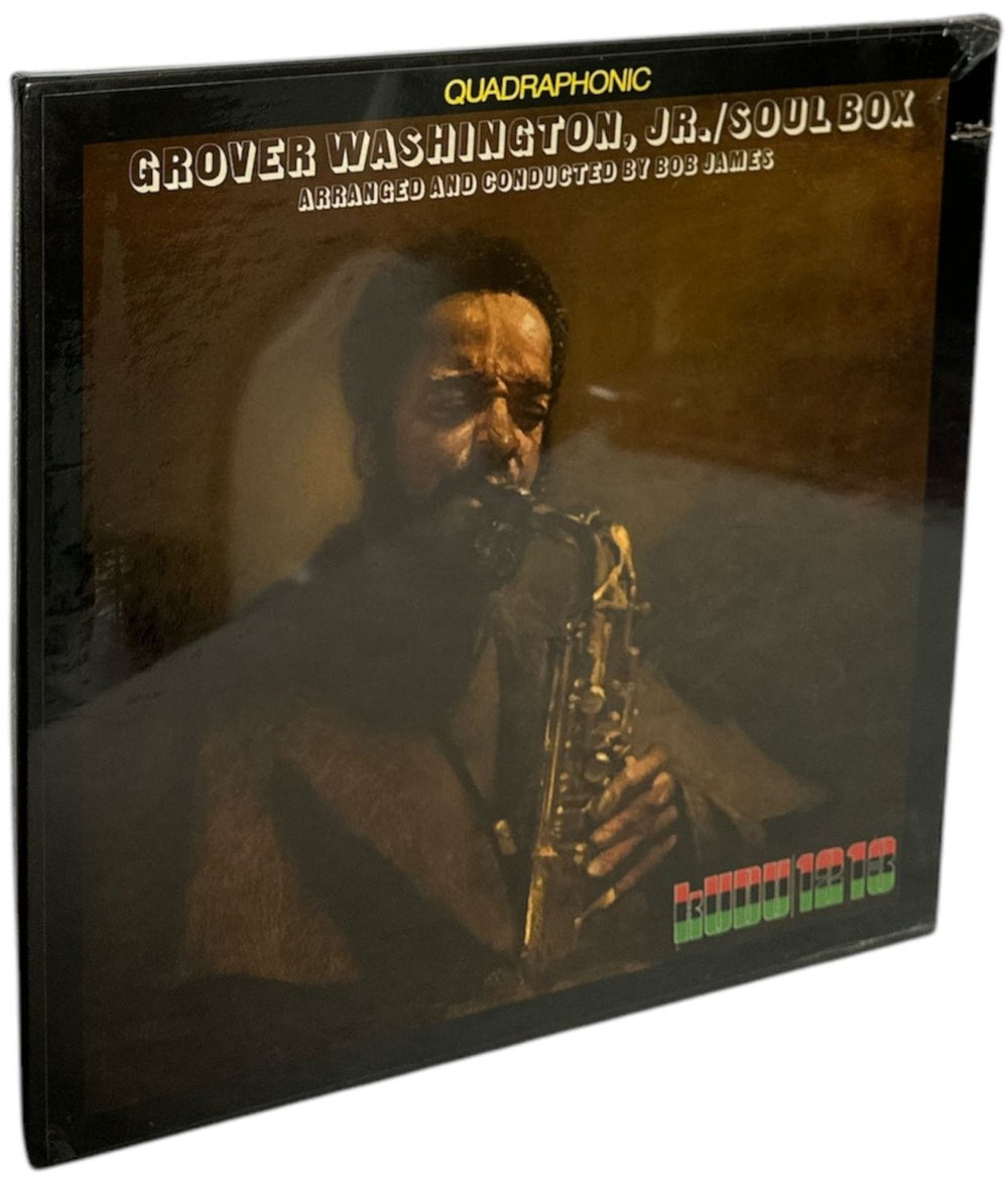 Grover Washington Soul Box - Quadraphonic - Sealed US 2-LP vinyl record set (Double LP Album) KSQX-1213