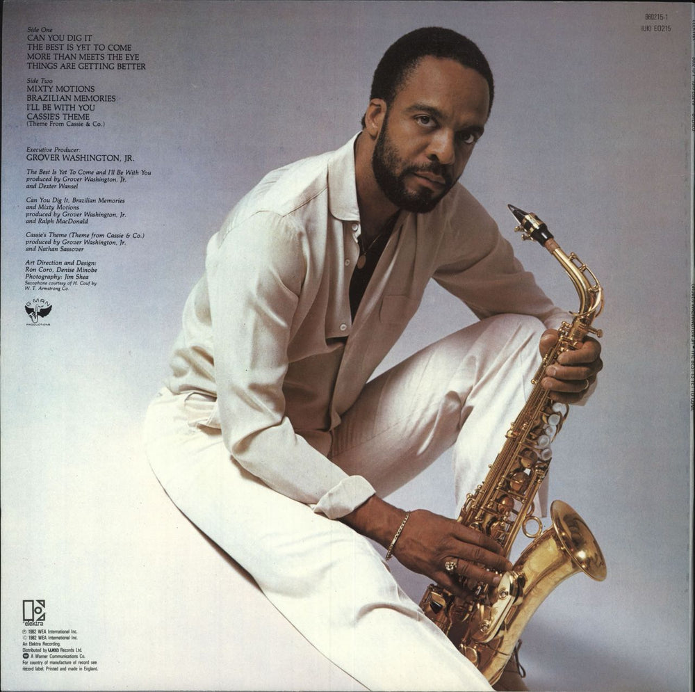 Grover Washington The Best Is Yet To Come UK vinyl LP album (LP record)