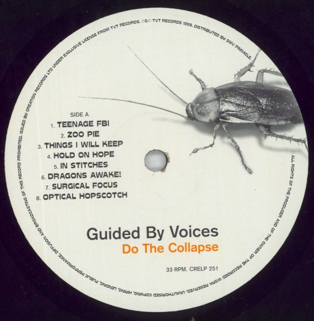 Guided By Voices Do The Collapse UK vinyl LP album (LP record) GBVLPDO853892