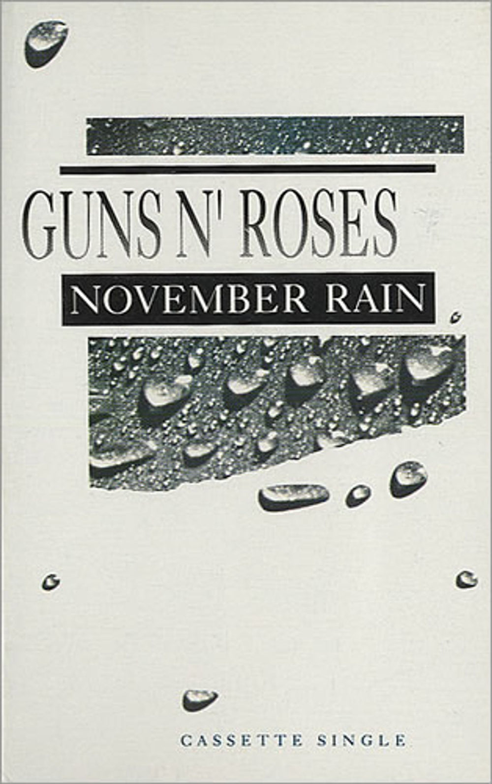 Guns N Roses November Rain US cassette single GEFCS-19067