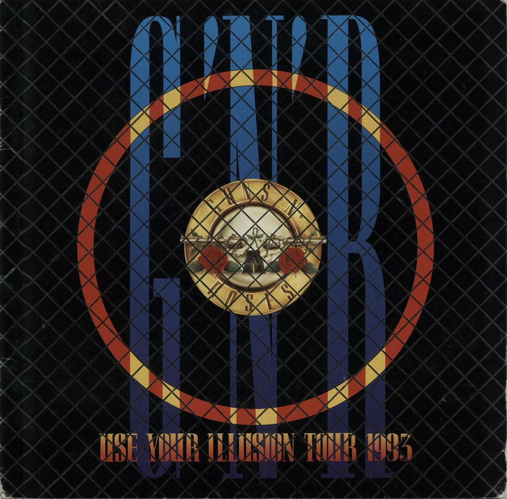 Guns N Roses Use Your Illusion Tour 1993 + ticket UK tour programme TOUR PROGRAM