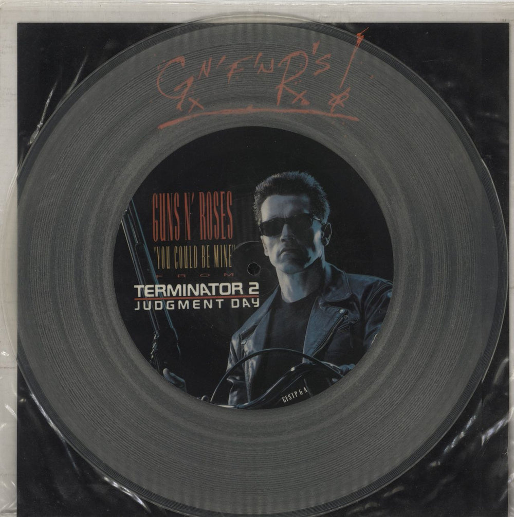 Guns N Roses You Could Be Mine - EX UK 12" vinyl picture disc (12 inch picture record) GFSTP6
