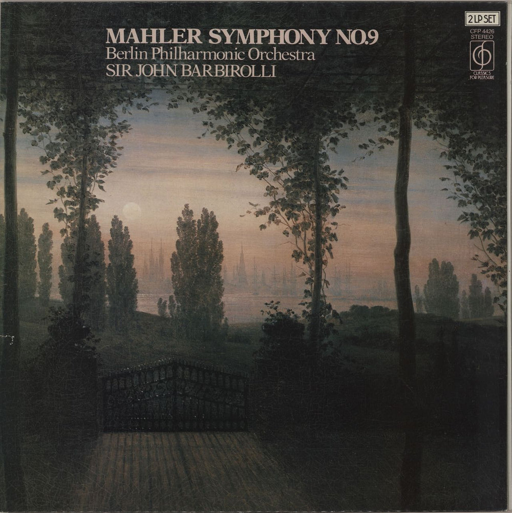 Gustav Mahler Symphony No. 9 UK 2-LP vinyl record set (Double LP Album) CFP4144263