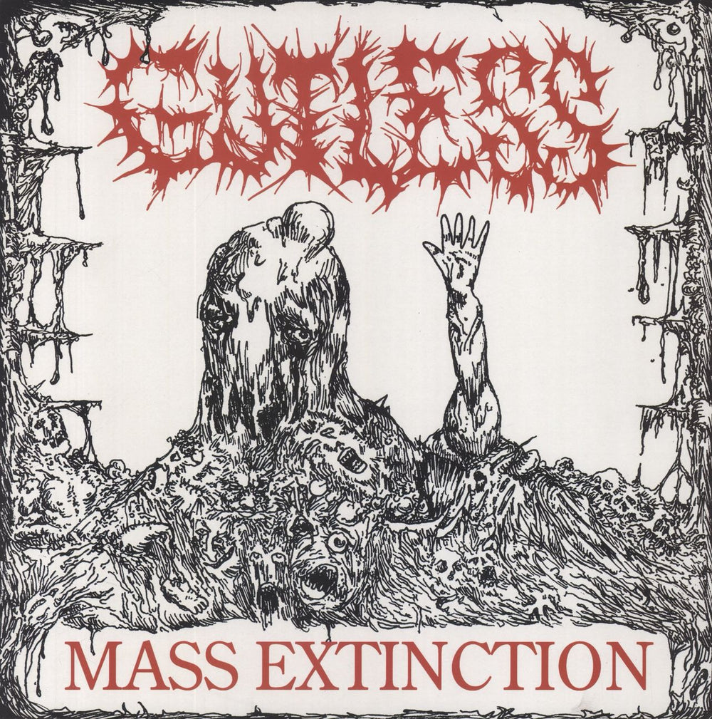 Gutless (Metal) Mass Extinction UK 12" vinyl single (12 inch record / Maxi-single) MSUO102