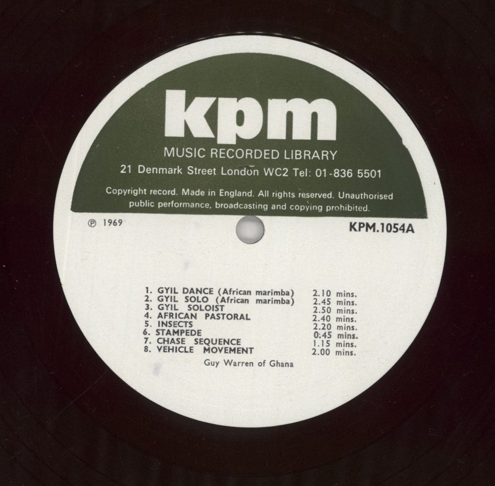 Guy Warren Native Africa UK vinyl LP album (LP record) GFSLPNA850635