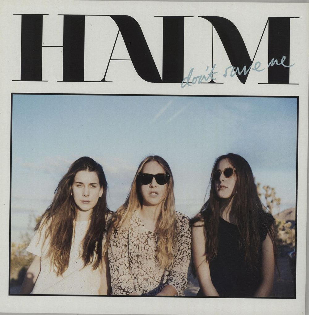 Haim Don't Save Me - White Vinyl UK 10" vinyl single (10 inch record) 3724641