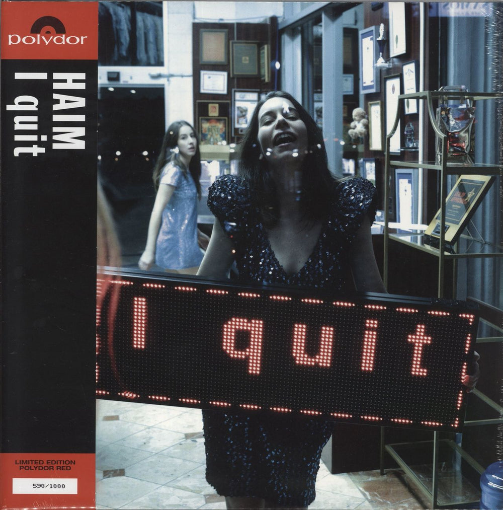 Haim I Quit - Red Vinyl - Sealed UK 2-LP vinyl record set (Double LP Album) 00602475727422