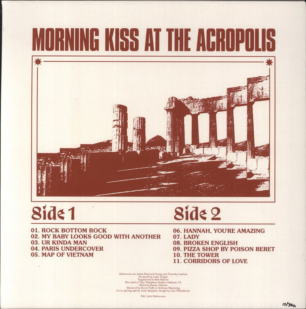 Halloweens Morning Kiss At The Acropolis UK vinyl LP album (LP record)