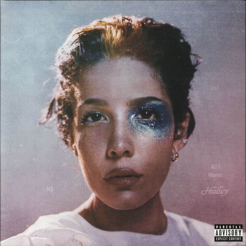 Halsey Manic - Clear Milky Vinyl UK vinyl LP album (LP record) 00602508243646